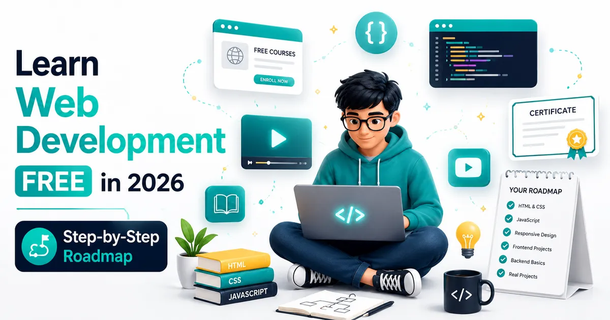 How to Learn Web Development for Free in 2026 (The Honest Guide)