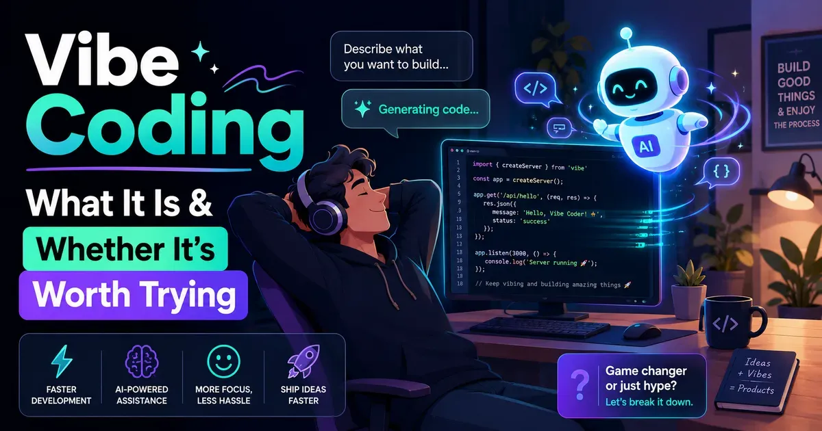 What Is Vibe Coding and Should You Actually Try It?