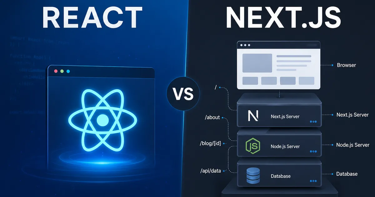 React vs Next.js in 2026: Which One Should You Actually Use?
