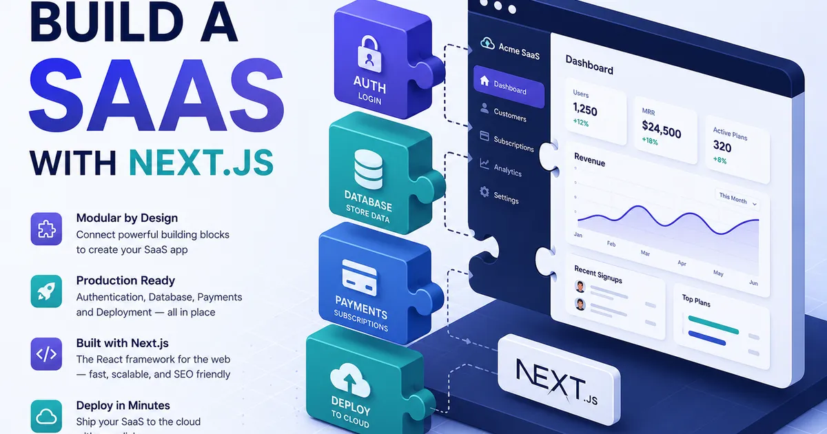 How to Build a SaaS Product with Next.js in 2026 (Step-by-Step)